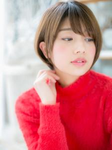 大人かわいいナチュラルマッシュショートボブ　ヘルシースタイル - mod's hair【モッズヘア】越谷/越谷西口店掲載