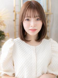 ツヤ髪シルキーベージュ小顔内巻きワンカール　ベージュピンク - COVER HAIR bliss 上尾西口店掲載