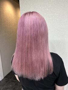 ピンクカラーロング10代20代30代所沢 - agir hair 所沢 【アジールヘア】 所沢プロペ通り店掲載