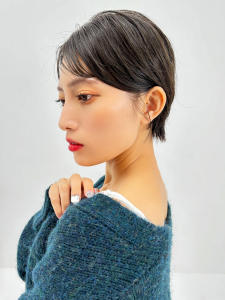 【La fith】丸みショート×オリーブブラウン - La fith hair lino 三宮店掲載
