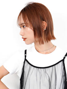 【La fith】タッセルボブ×シアーオレンジ - La fith hair lino 三宮店掲載