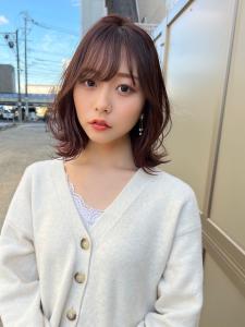 20代30代40代ガーネットブラウン　くびれレイヤーボブ - Cobalt掲載