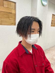 メンズ刈り上げセンターパートスパイラルパーマ所沢新所沢 - agir hair 所沢 【アジールヘア】 所沢プロペ通り店掲載