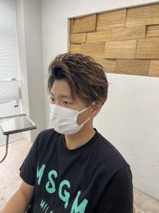 メンズ爽やかアップバングショート10代20代30代 - agir hair 所沢 【アジールヘア】 所沢プロペ通り店掲載