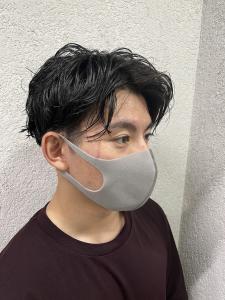 メンズ色気センターパートパーマツーブロック所沢入間 - agir hair 所沢 【アジールヘア】 所沢プロペ通り店掲載