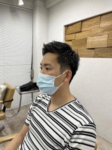 メンズ爽やかアップバングショート刈り上げ所沢新所沢 - agir hair 所沢 【アジールヘア】 所沢プロペ通り店掲載