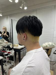 メンズ刈り上げショートブリーチ抜きっぱなし所沢小手指 - agir hair 所沢 【アジールヘア】 所沢プロペ通り店掲載