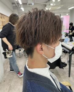メンズミルクティーベージュ刈り上げ10代20代30代所沢 - agir hair 所沢 【アジールヘア】 所沢プロペ通り店掲載