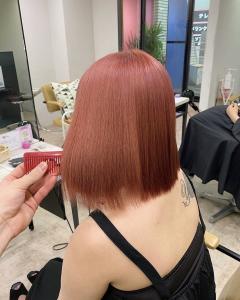 スカーレットピンクベージュ切りっぱなしボブ所沢 - agir hair 所沢 【アジールヘア】 所沢プロペ通り店掲載