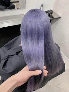 ラベンダーブルーシルバーロングレイヤー所沢新所沢 - agir hair 所沢 【アジールヘア】 所沢プロペ通り店掲載
