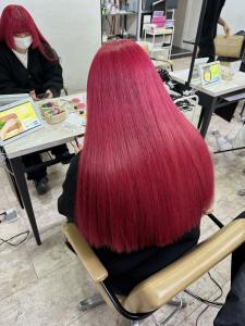 ビビットレッドピンクロング10代20代30代所沢新所沢 - agir hair 所沢 【アジールヘア】 所沢プロペ通り店掲載