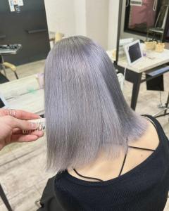 シルバーブルーロングレイヤー10代20代30代所沢 - agir hair 所沢 【アジールヘア】 所沢プロペ通り店掲載