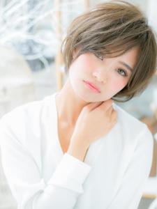 横顔美人…アシンメトリーマニッシュショート　斜めバング - mod's hair 越谷西口店【モッズヘア】掲載