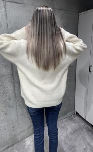 ★プラチナシルバーベージュのエアタッチバレ★ - Aco掲載