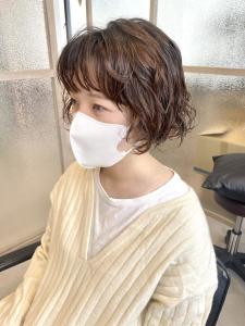大人可愛いボブパーマヘア - Eleanor 梅田店掲載