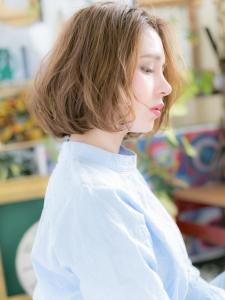 外国人風☆ナチュラルウェーブ大人ボブ　ことりベージュ - COVER HAIR & SPA bliss 浦和西口店【カバー ヘア アンド スパ ブリス】掲載