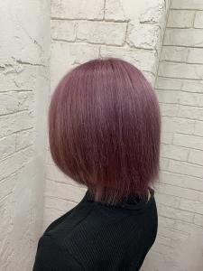 パープルラベンダーショートボブレイヤー所沢小手指 - agir hair 所沢 【アジールヘア】 所沢プロペ通り店掲載