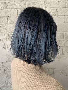 ブルーグラデーションカラーボブ10代20代30代所沢 - agir hair 所沢 【アジールヘア】 所沢プロペ通り店掲載
