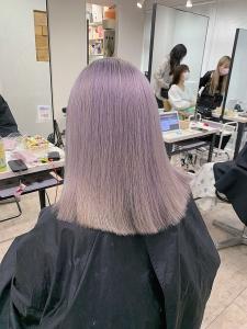 クリアパープルラベンダーロングレイヤー所沢新所沢入間 - agir hair 所沢 【アジールヘア】 所沢プロペ通り店掲載