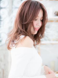 外国人風バレイヤージュ小顔フレンチガーリー　ミルクティピンク - mod's hair【モッズヘア】越谷/越谷西口店掲載