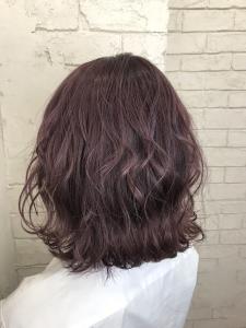 ピンクラベンダーカラーセミロング10代20代30代所沢 - agir hair 所沢 【アジールヘア】 所沢プロペ通り店掲載