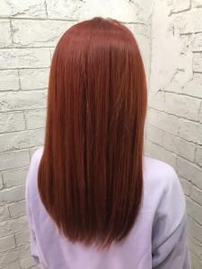 ビビットオレンジレッドロングレイヤー所沢新所沢 - agir hair 所沢 【アジールヘア】 所沢プロペ通り店掲載