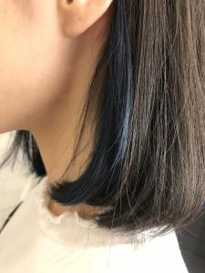 イヤリングブルーミニボブ10代20代30代所沢 - agir hair 所沢 【アジールヘア】 所沢プロペ通り店掲載