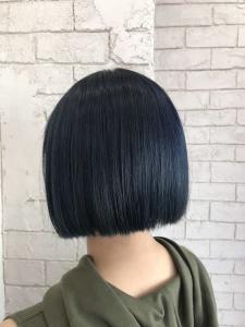 ブルーネイビーミニボブ10代20代30代所沢西所沢 - agir hair 所沢 【アジールヘア】 所沢プロペ通り店掲載