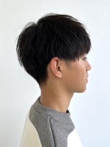 黒髪　ツーブロック　ミニマッシュ　刈り上げ　ストレート - CAPA south 春日・大野城店掲載