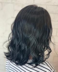 ブルーブラックネイビーロングレイヤー所沢新所沢 - agir hair 所沢 【アジールヘア】 所沢プロペ通り店掲載