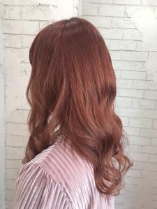 ピンクベージュサーモンピンク10代20代30代所沢 - agir hair 所沢 【アジールヘア】 所沢プロペ通り店掲載