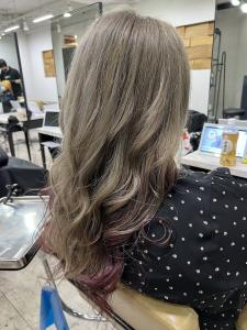 ミルクティーグレージュ×インナーピンクパープル所沢新所沢 - agir hair 所沢 【アジールヘア】 所沢プロペ通り店掲載