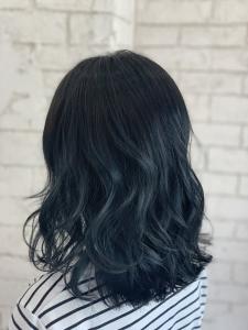 ネイビーブルーブラックレイヤー10代20代30代所沢 - agir hair 所沢 【アジールヘア】 所沢プロペ通り店掲載