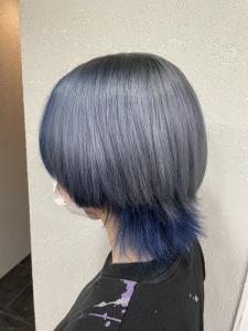 インナーウルフ×ブルーシルバー10代20代30代所沢 - agir hair 所沢 【アジールヘア】 所沢プロペ通り店掲載