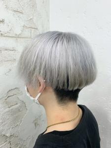 プラチナシルバーメンズ刈り上げ10代20代30代所沢 - agir hair 所沢 【アジールヘア】 所沢プロペ通り店掲載