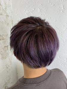 メンズ刈り上げマッシュラベンダーパープル所沢新所沢 - agir hair 所沢 【アジールヘア】 所沢プロペ通り店掲載