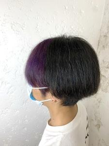 フェイクブラック×パープルツートンカラー所沢ひばりヶ丘 - agir hair 所沢 【アジールヘア】 所沢プロペ通り店掲載