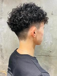 フェードカット　ツイストスパイラルパーマ　メンズショート - MEN'S SALON alfRed 平針店掲載