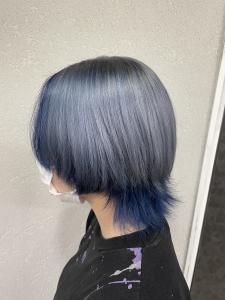 ブルーシルバーインナーカラー10代20代30代所沢 - agir hair 所沢 【アジールヘア】 所沢プロペ通り店掲載