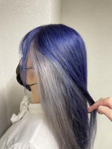 ディープブルーインナーホワイトシルバー所沢新所沢 - agir hair 所沢 【アジールヘア】 所沢プロペ通り店掲載