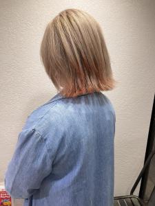 エンドカラーミルクティーベージュオレンジ所沢新所沢 - agir hair 所沢 【アジールヘア】 所沢プロペ通り店掲載