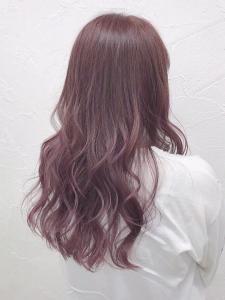 ピンクパープルグラデーションロング10代20代30代所沢 - agir hair 所沢 【アジールヘア】 所沢プロペ通り店掲載