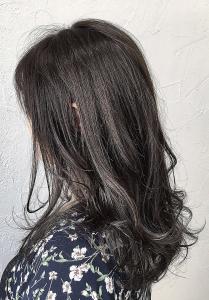 ダークグレージュロングレイヤー10代20代30代所沢 - agir hair 所沢 【アジールヘア】 所沢プロペ通り店掲載