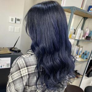 ロングレイヤーネイビーブルー所沢新所沢小手指 - agir hair 所沢 【アジールヘア】 所沢プロペ通り店掲載
