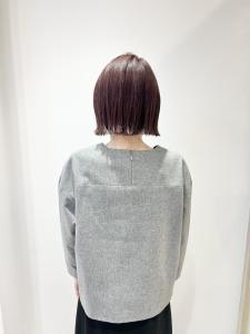 大人可愛い♪ラベンダーカラー×切りっぱなしボブ - Eleanor 梅田店掲載