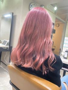 20代30代大人可愛い透明感ピンクカラーケアブリーチ【上野】 - agir hair 上野店掲載
