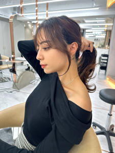 ロング/ミディアム/前髪カット/レイヤーカット/黒髪/髪質改 - Lond aventus 池袋掲載