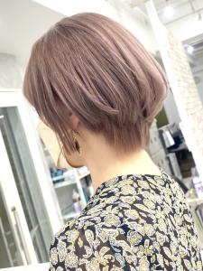20代30代小顔ハンサムショートミルクティー【上野】 - agir hair 上野店掲載