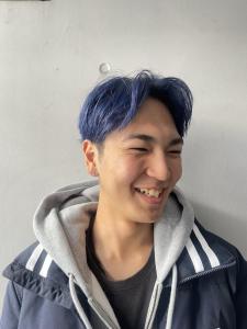 ブルーブラック/ネイビーカラー/ブルーカラー/刈り上げ - FACE。石川町掲載