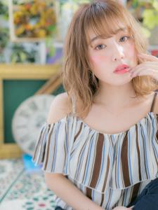シフォン無造作カール♪外国人風小顔ボブディ　ハイトーンカラー - COVER HAIR & SPA bliss 浦和西口店【カバー ヘア アンド スパ ブリス】掲載